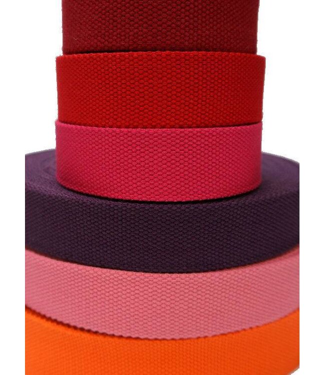 bag strap red 30 mm