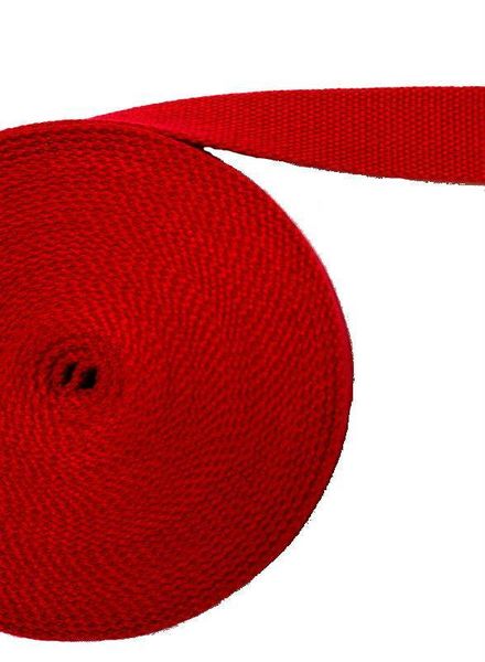 tassenband kersenrood 30mm