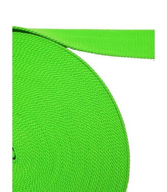 bag webbing toxic green 30 mm
