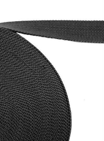 tassenband antraciet grijs 30 mm