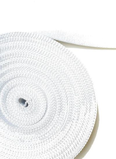 bag webbing white 30mm