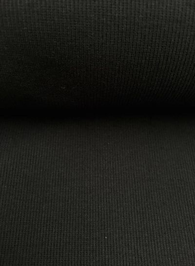 rib cuff black ribbed