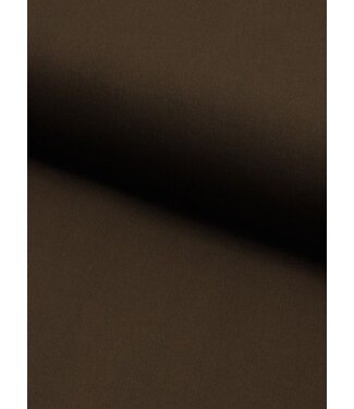 solid cotton dark brown