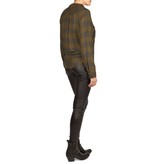 Bella Dahl Checkered blouse dark green