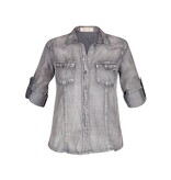 Bella Dahl Blouse ice wash grey