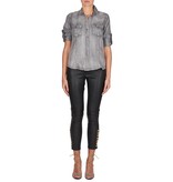 Bella Dahl Blouse ice wash grijs