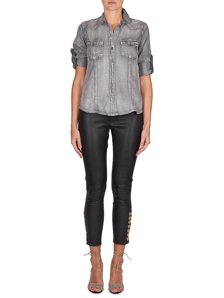 Bella Dahl Blouse ice wash grey