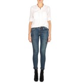 Bella Dahl Bluse mit Brusttaschen weiß