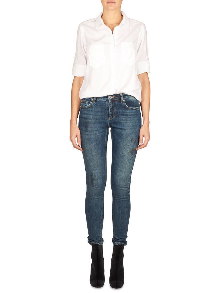 Bella Dahl Blouse met borstzakken wit