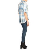 Bella Dahl Checkered blouse blue