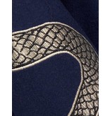 Zoe Karssen Snake sleeves bomberjack donkerblauw