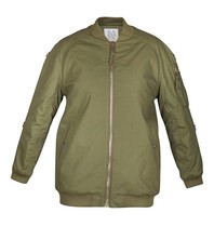 Zoe Karssen Bruised not broken bomber jacket army green