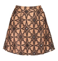 For Love and Lemons Metz short skirt pecan