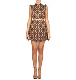 For Love and Lemons Metz short skirt pecan