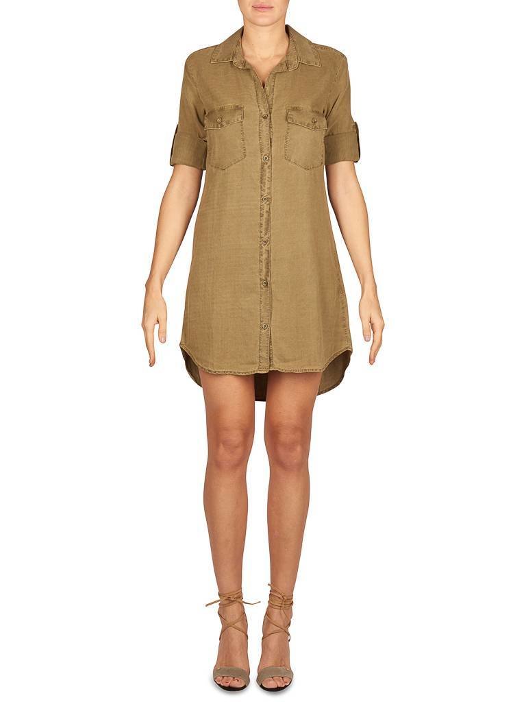 Bella Dahl Kleid armee grün