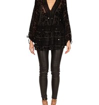 For Love and Lemons J'adore Top schwarz
