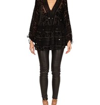 For Love and Lemons J'adore top zwart