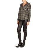 Bella Dahl Blouse checkered grey