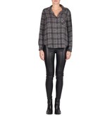 Bella Dahl Blouse geruit grijs