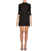 For Love and Lemons Knitz Simone laced back dress black