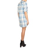 Bella Dahl Geruite jurk blauw