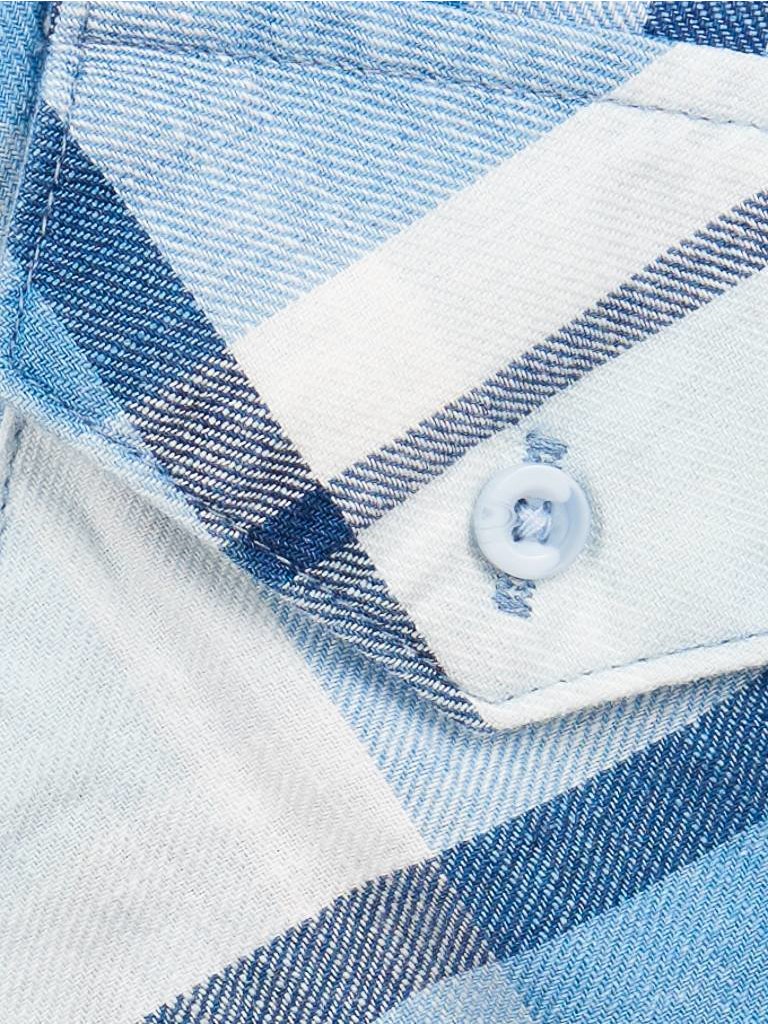 Bella Dahl Geruite jurk blauw