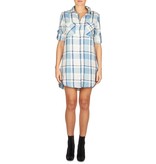 Bella Dahl Checkered dress blue