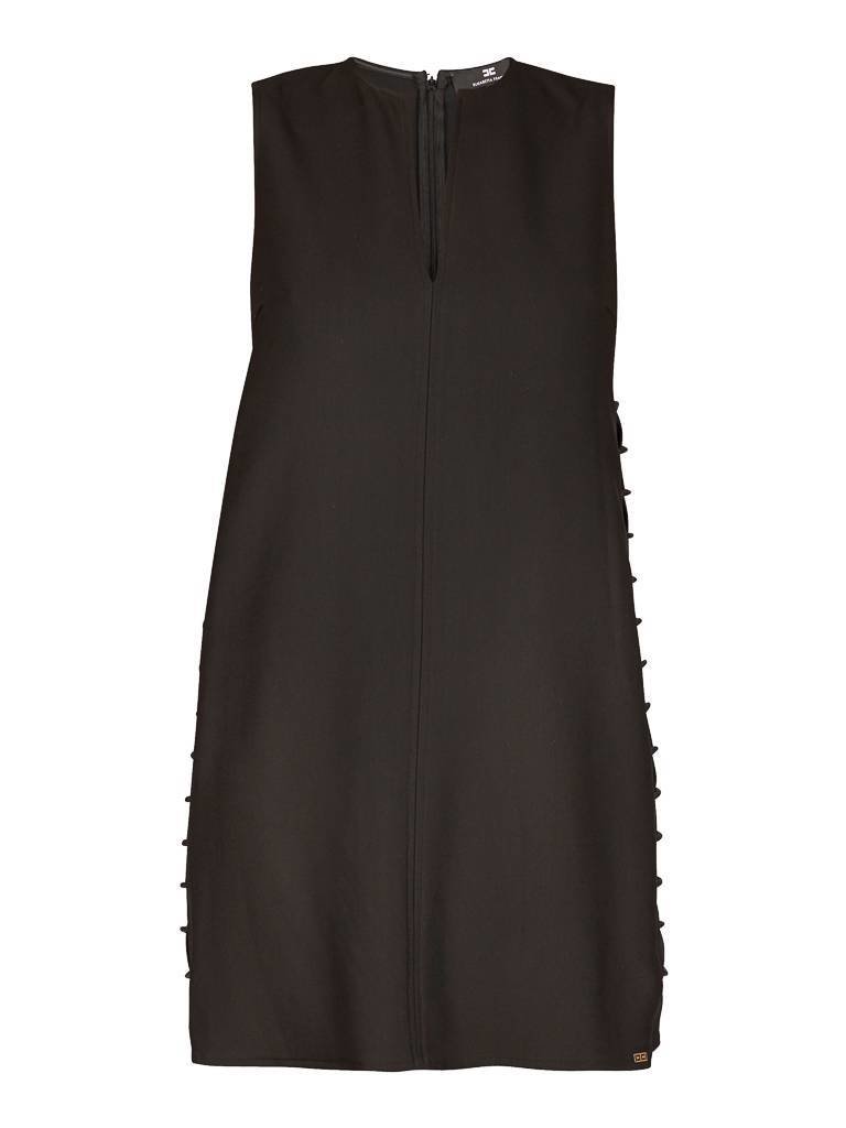 Elisabetta Franchi Lace up jurk zwart