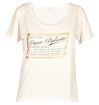 Pierre Balmain T-Shirt mit Aufdruck weiß