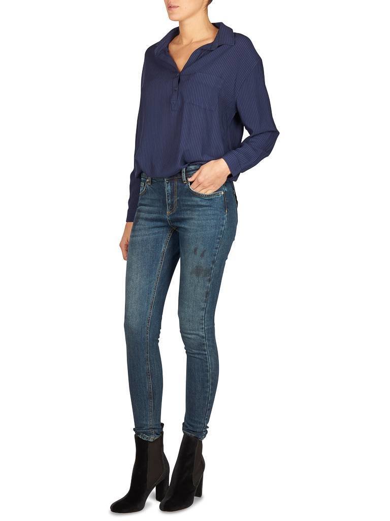 Rails Elle blouse donkerblauw