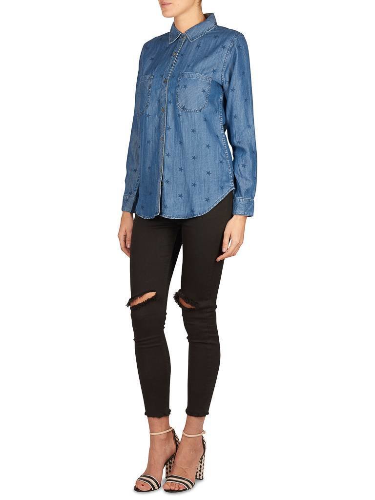 Rails Carter blouse with stars dark blue