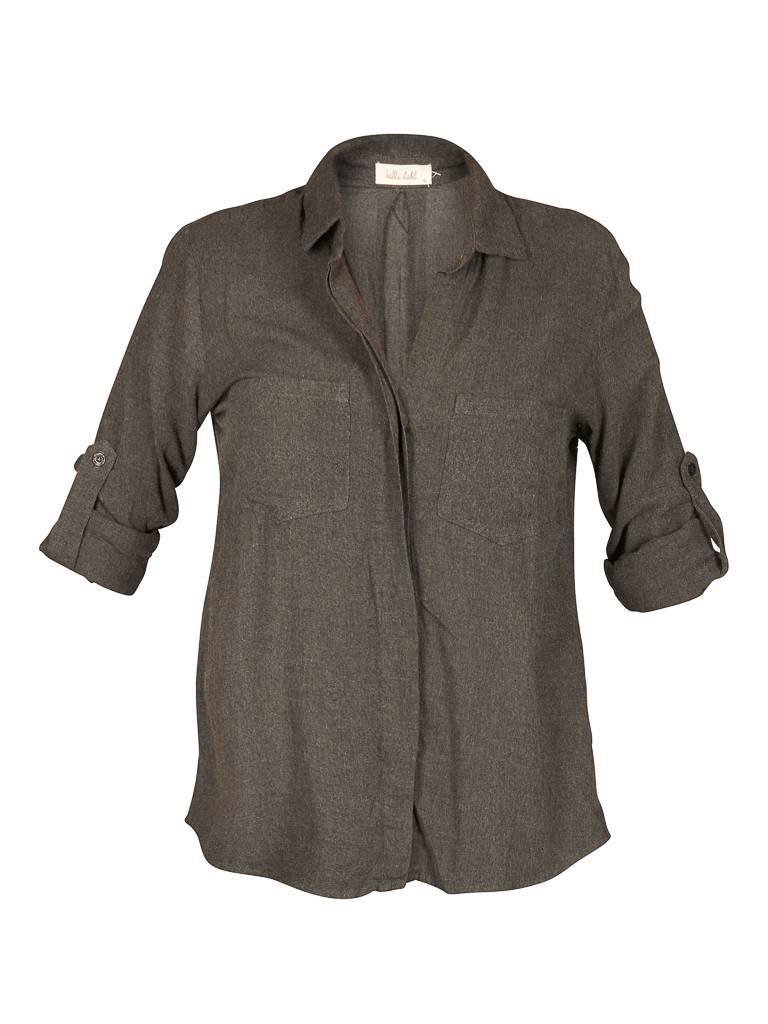 Bella Dahl Bluse dunkelgrau