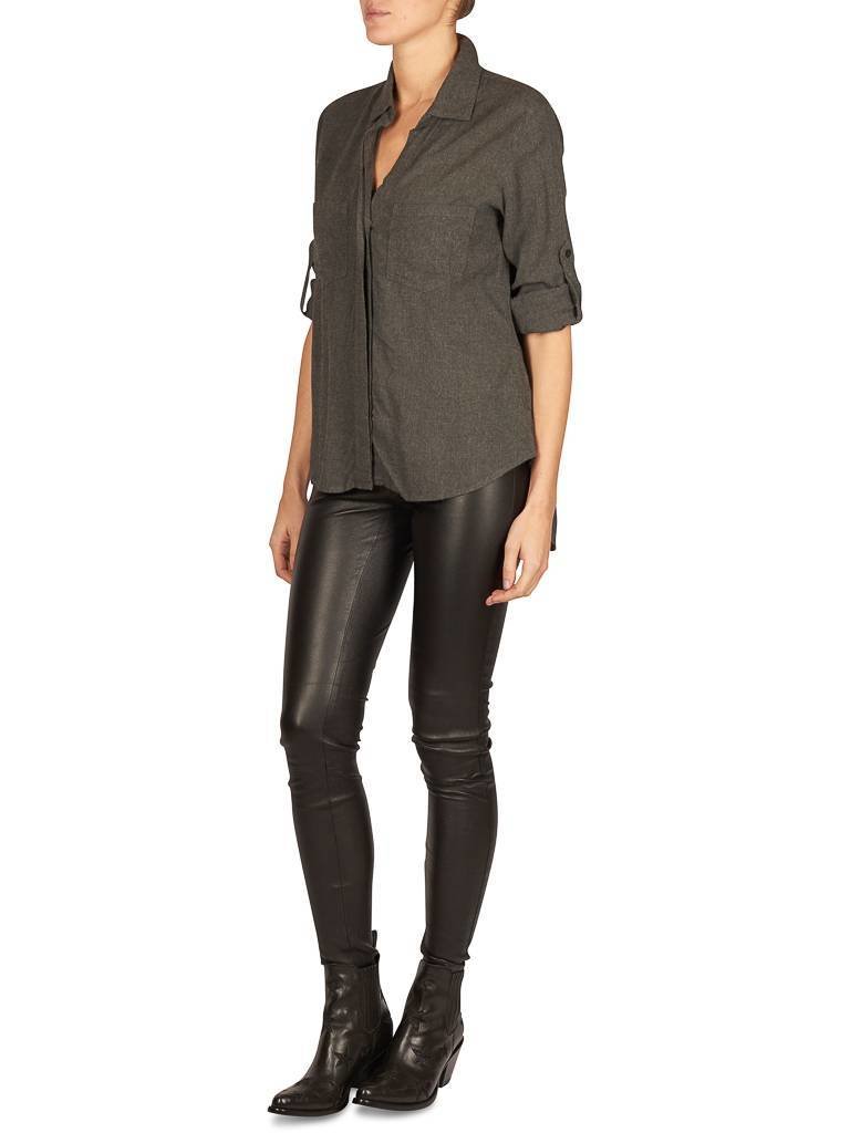 Bella Dahl Bluse dunkelgrau