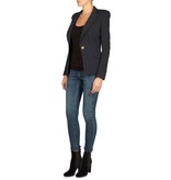 Pierre Balmain Blazer met gouden knopen donkerblauw