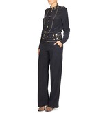 Pierre Balmain Jumpsuit with golden details dark blue