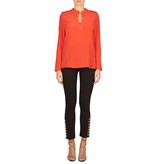 Pierre Balmain Blouse met knopen rood
