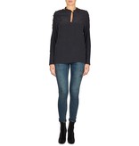 Pierre Balmain Blouse with buttons dark blue