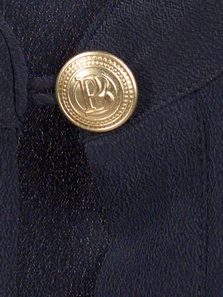 Pierre Balmain Bluse mit Knöpfen dunkelblau