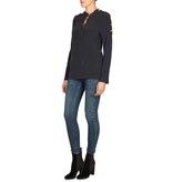Pierre Balmain Bluse mit Knöpfen dunkelblau