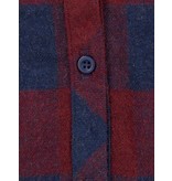 Bella Dahl Checkered dress dark red