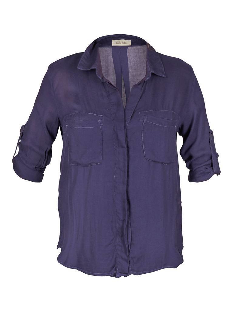 Bella Dahl Bluse dunkelblau