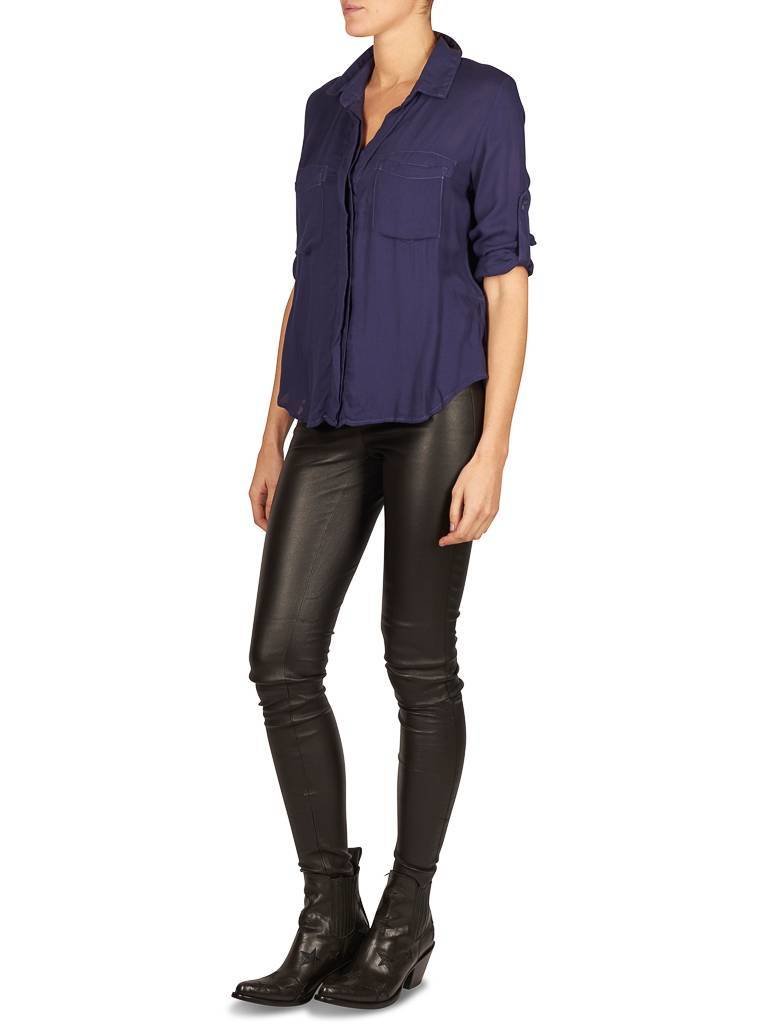 Bella Dahl Blouse donkerblauw