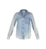 Bella Dahl Denim look blouse lichtblauw