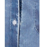 Bella Dahl Denim-Look Bluse hellblau