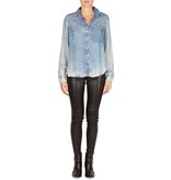 Bella Dahl Denim-Look Bluse hellblau