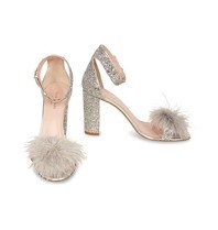 Kate Spade Ilona sandalen zilver glitter