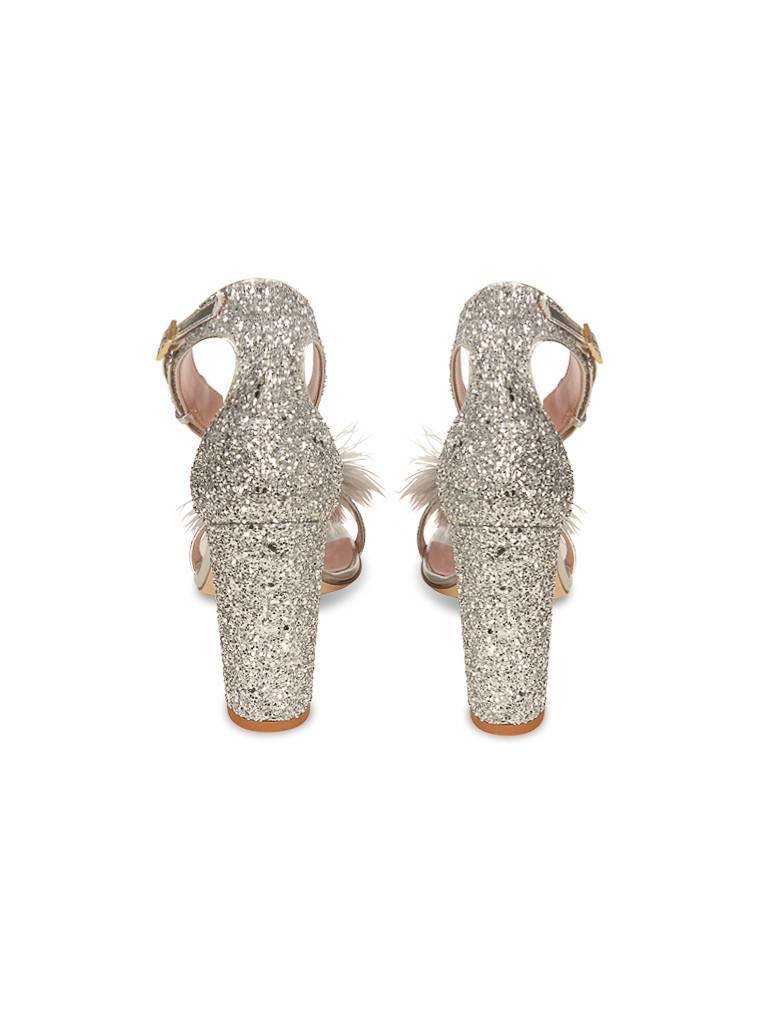 Kate Spade Ilona sandalen zilver glitter