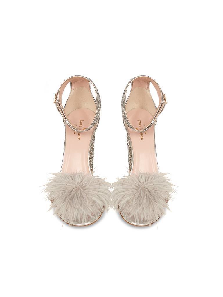 Kate Spade Ilona sandals silver glitter