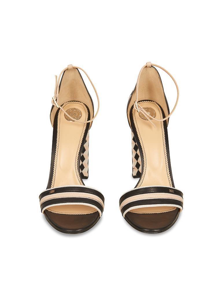 Elisabetta Franchi Sandals with print black