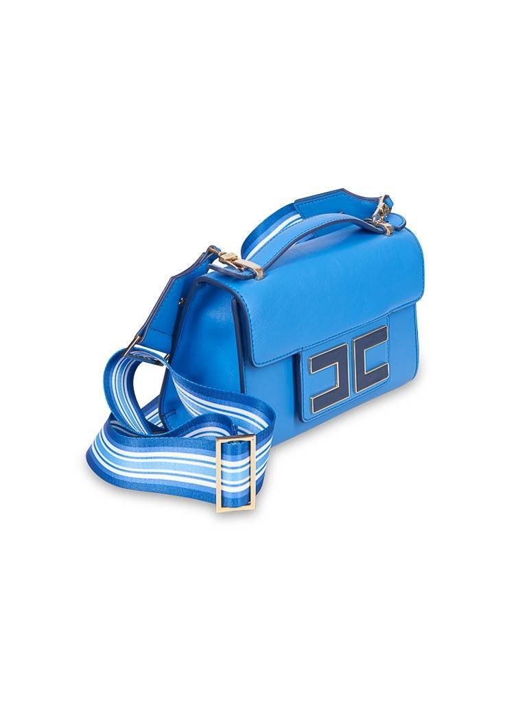 Elisabetta Franchi Tas met logo blauw
